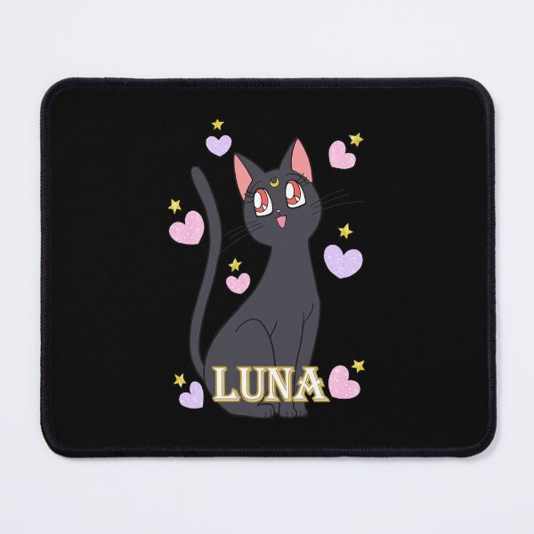 Item preview, Cute Moon Cat With Pastel Hearts  designed and sold by TROYESCAMI.