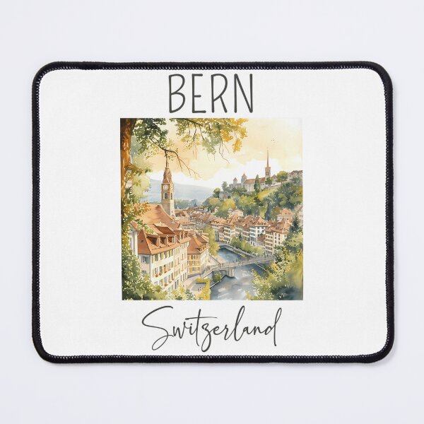 Item preview, Watercolor Design Of Bern - Switzerland designed and sold by MemesRetails.