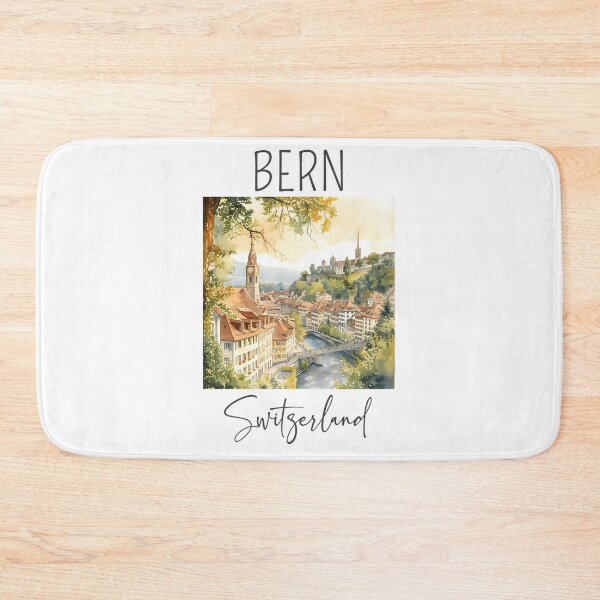 Item preview, Watercolor Design Of Bern - Switzerland designed and sold by MemesRetails.