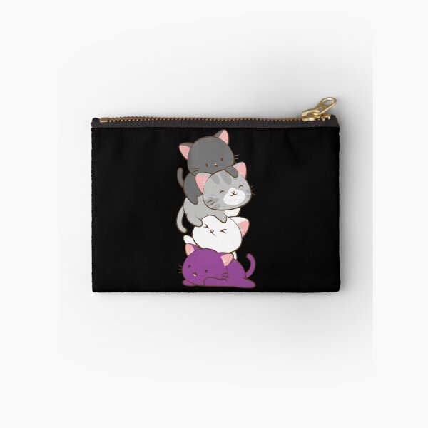 Item preview, Stacked Cute Kittens Ace Pride Flag designed and sold by TROYESCAMI.
