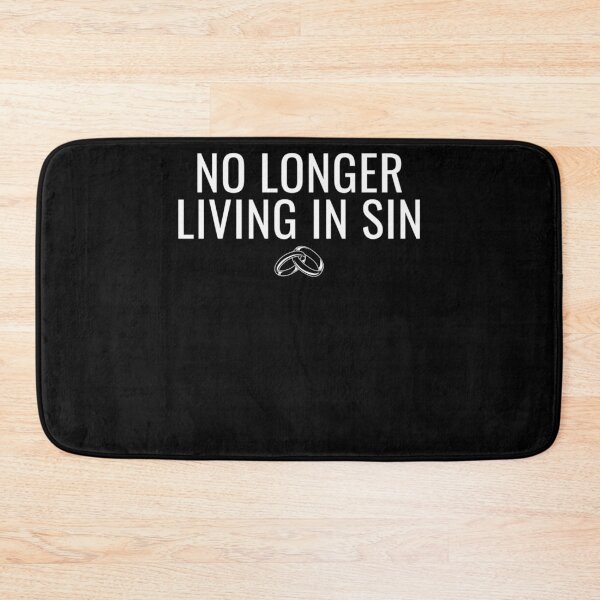 Item preview, No Longer Living in Sin Funny Bride Groom Marriage Wedding designed and sold by KristenSabol.