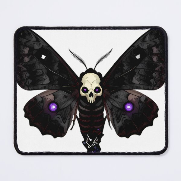 Item preview, Gothic Deaths Head Hawkmoth Amethyst Geode designed and sold by IllumeInk.