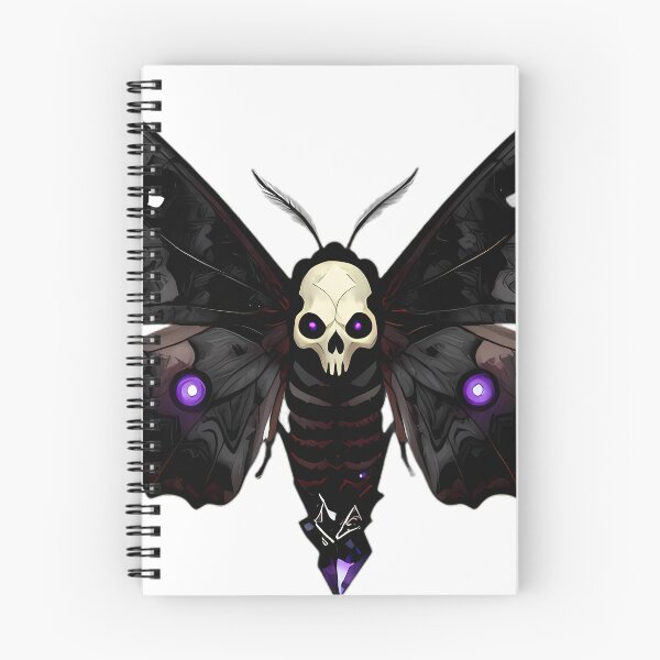 Item preview, Gothic Deaths Head Hawkmoth Amethyst Geode designed and sold by IllumeInk.