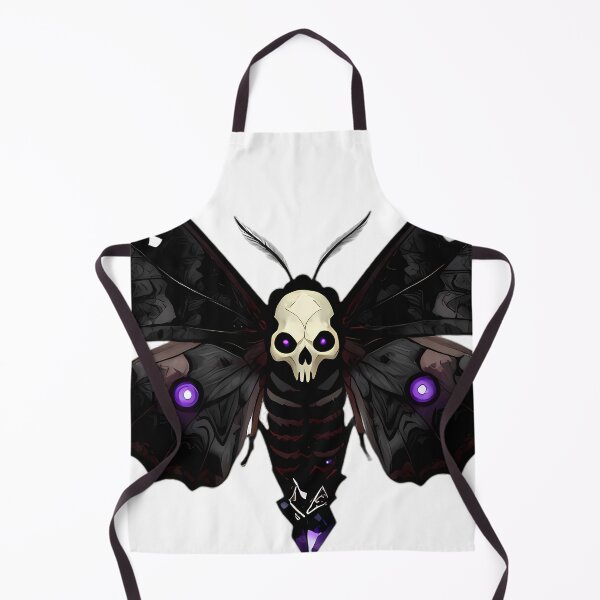 Item preview, Gothic Deaths Head Hawkmoth Amethyst Geode designed and sold by IllumeInk.