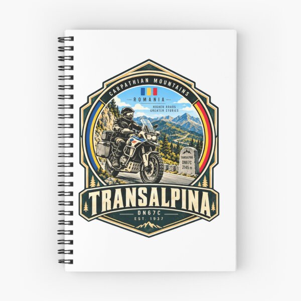 Item preview, Transalpina Carpathian Mountains Romania Motorcyclist Adventure Touring Higher Roads Greater Stories designed and sold by Simsimah26Parks.