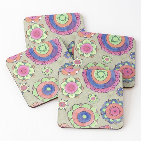 Item preview, Vibrant Layered Flower Mandala Garden designed and sold by Fani*.