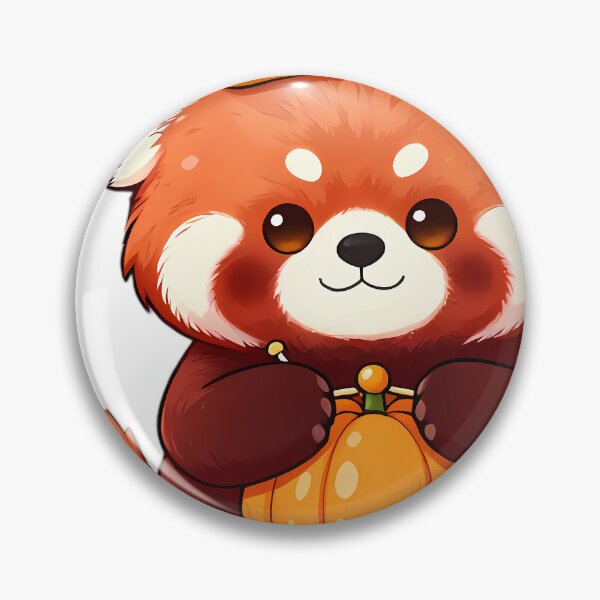 Item preview, Cute Red Panda Knitting a Cozy Autumn Sweater designed and sold by pumsquare.