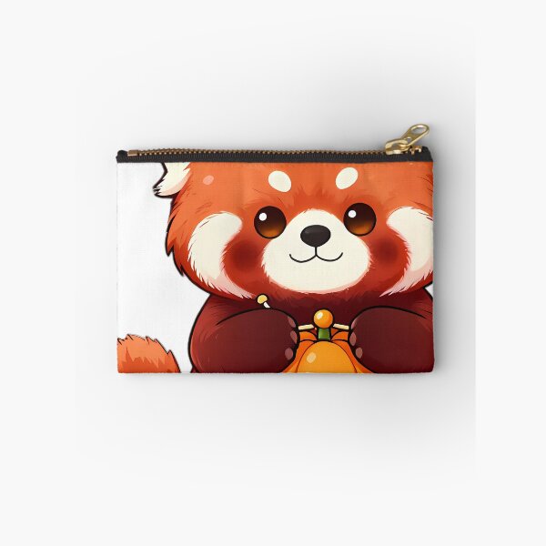 Item preview, Cute Red Panda Knitting a Cozy Autumn Sweater designed and sold by pumsquare.