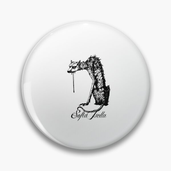 Item preview, Silhouette Style Scrawny Wolf designed and sold by QuirkNestHalls.
