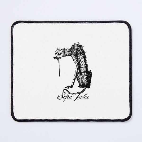 Item preview, Silhouette Style Scrawny Wolf designed and sold by QuirkNestHalls.