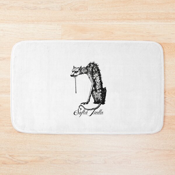 Item preview, Silhouette Style Scrawny Wolf designed and sold by QuirkNestHalls.
