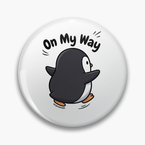 Item preview, On My Way Cute Penguin Travel Vibes designed and sold by NzrProcreate.