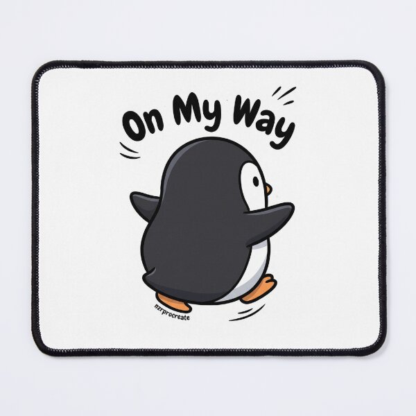 Item preview, On My Way Cute Penguin Travel Vibes designed and sold by NzrProcreate.