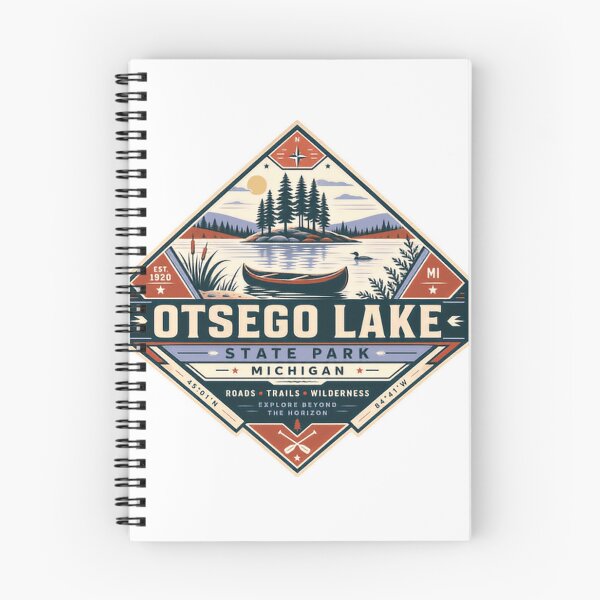 Item preview, Otsego Lake State Park Michigan Roads Trails Wilderness Explorer designed and sold by Simsimah26Parks.