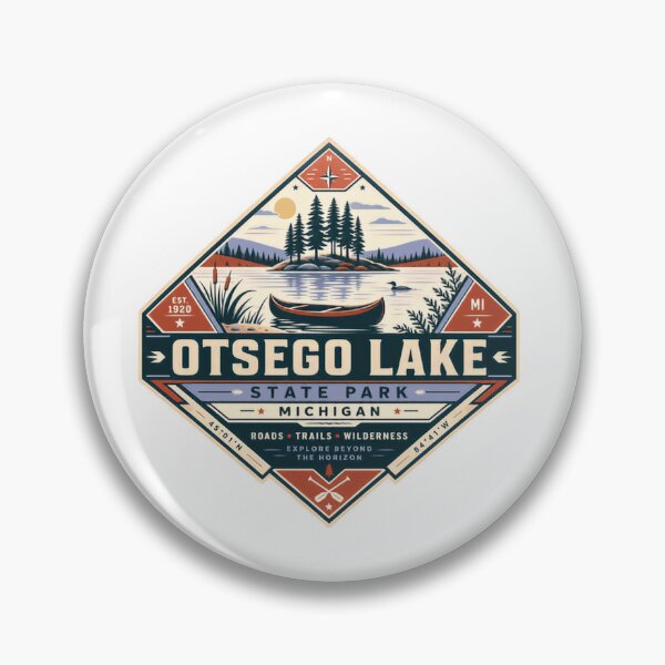 Item preview, Otsego Lake State Park Michigan Roads Trails Wilderness Explorer designed and sold by Simsimah26Parks.
