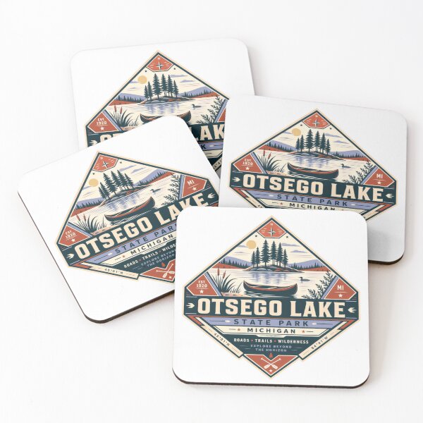 Item preview, Otsego Lake State Park Michigan Roads Trails Wilderness Explorer designed and sold by Simsimah26Parks.