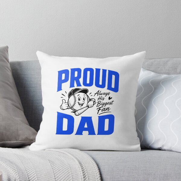 Item preview, Proud Dad Always His Biggest Fan Baseball designed and sold by markymaarty.