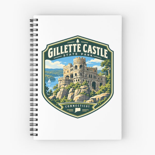 Item preview, Gillette Castle State Park Connecticut Travel Destination Visitor designed and sold by Star3NowForMe.