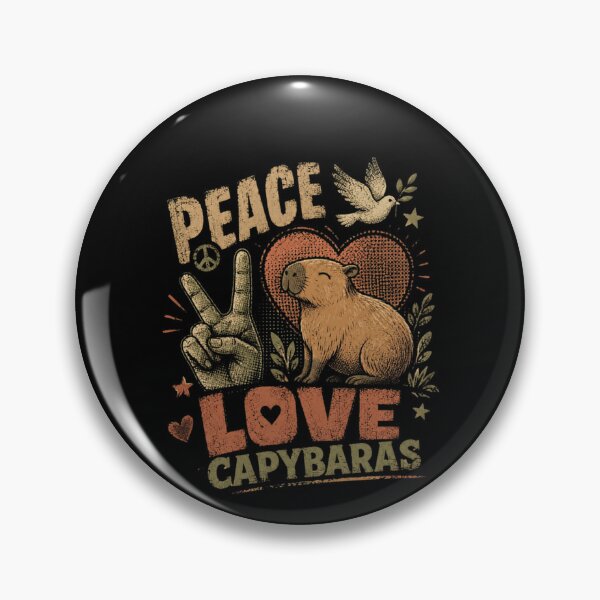 Item preview, Peace Love Capybaras Capybara Lover Animal Enthusiast designed and sold by RetroMini2026.