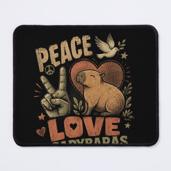 Item preview, Peace Love Capybaras Capybara Lover Animal Enthusiast designed and sold by RetroMini2026.