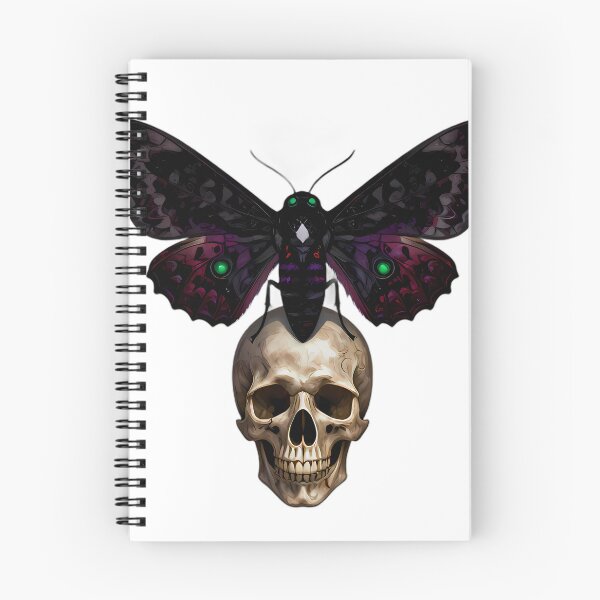 Item preview, Gothic Deaths Head Hawkmoth Carved Skull Relic designed and sold by IllumeInk.