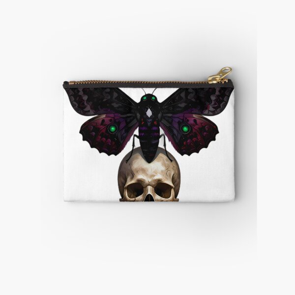 Item preview, Gothic Deaths Head Hawkmoth Carved Skull Relic designed and sold by IllumeInk.