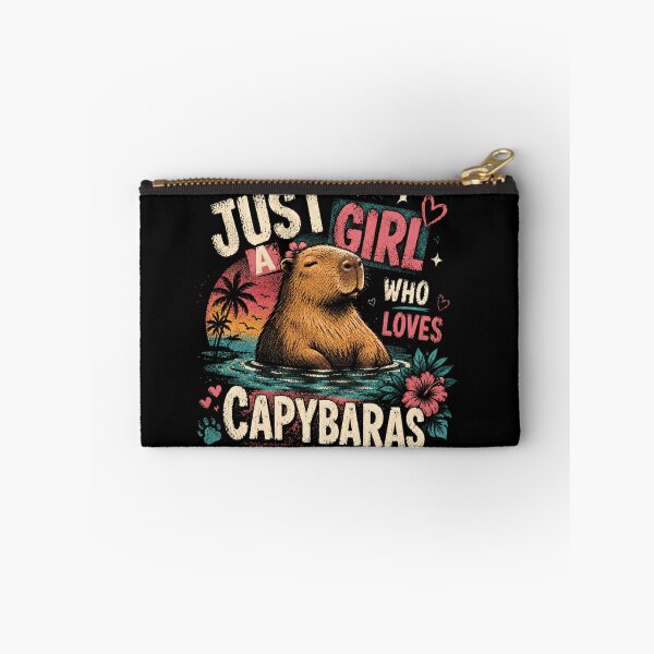 Item preview, Just A Girl Who Loves Capybaras Female Animal Lover designed and sold by RetroMini2026.