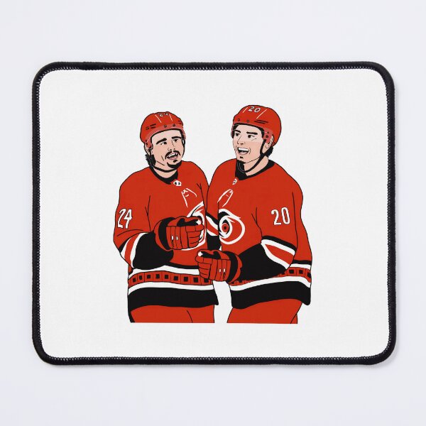 Item preview, Two Hockey Players Cartoon Art designed and sold by vanniBradrick.