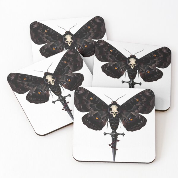 Item preview, Gothic Deaths Head Hawkmoth Stiletto Dagger designed and sold by IllumeInk.