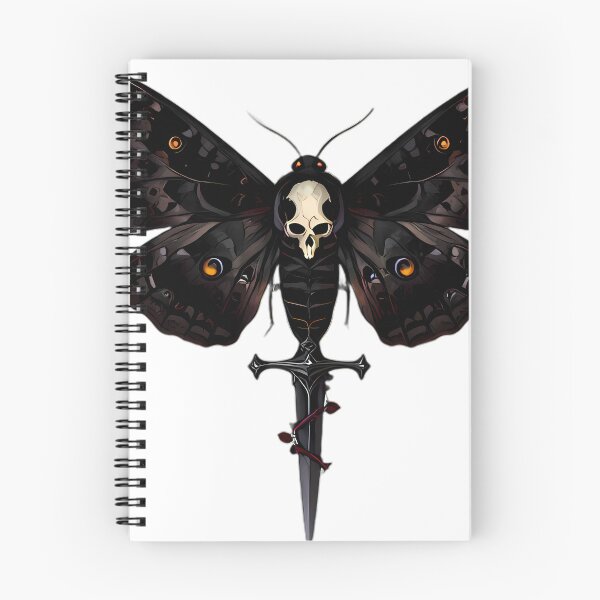 Item preview, Gothic Deaths Head Hawkmoth Stiletto Dagger designed and sold by IllumeInk.