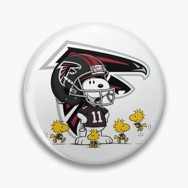 Item preview, Snoopy And Woodstock Atlanta Falcons Football Fan Game Day designed and sold by DamianRoy88.