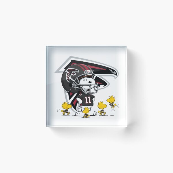 Item preview, Snoopy And Woodstock Atlanta Falcons Football Fan Game Day designed and sold by DamianRoy88.