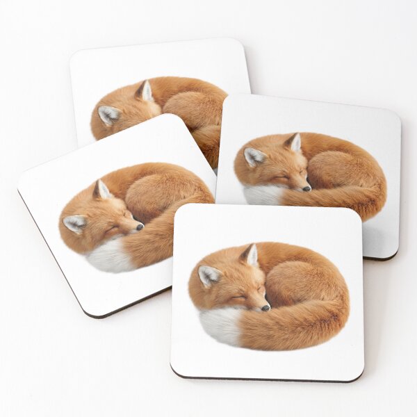 Item preview, Cute Sleeping Red Fox Minimalist 3D Art designed and sold by meghnad.