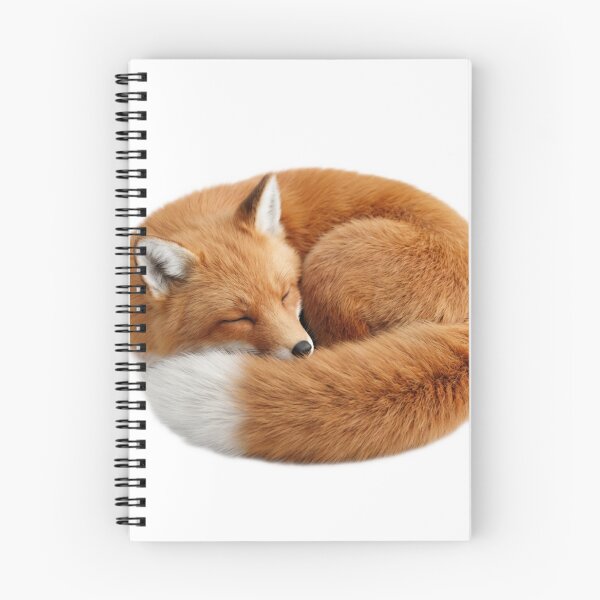 Item preview, Cute Sleeping Red Fox Minimalist 3D Art designed and sold by meghnad.