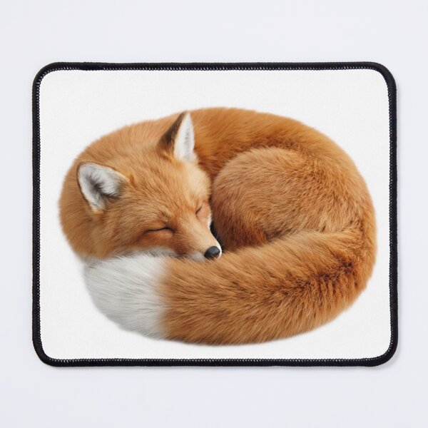 Item preview, Cute Sleeping Red Fox Minimalist 3D Art designed and sold by meghnad.