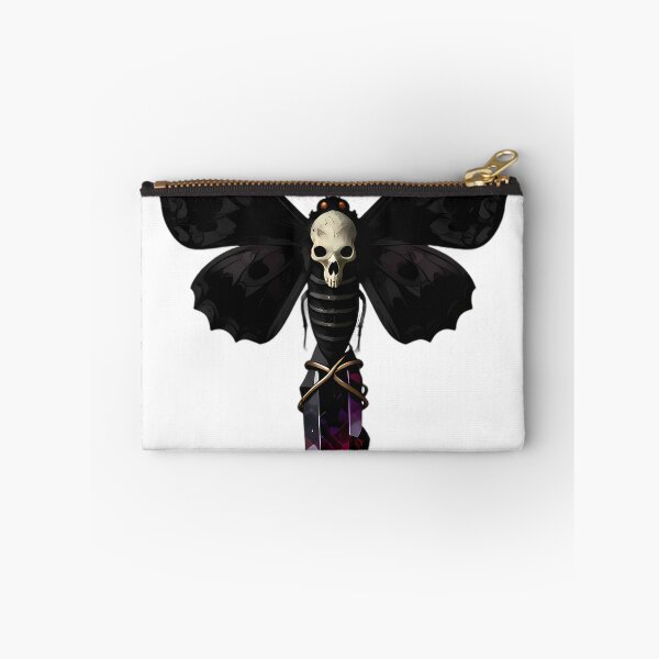 Item preview, Gothic Deaths Head Hawkmoth Garnet Crystal Spire designed and sold by IllumeInk.