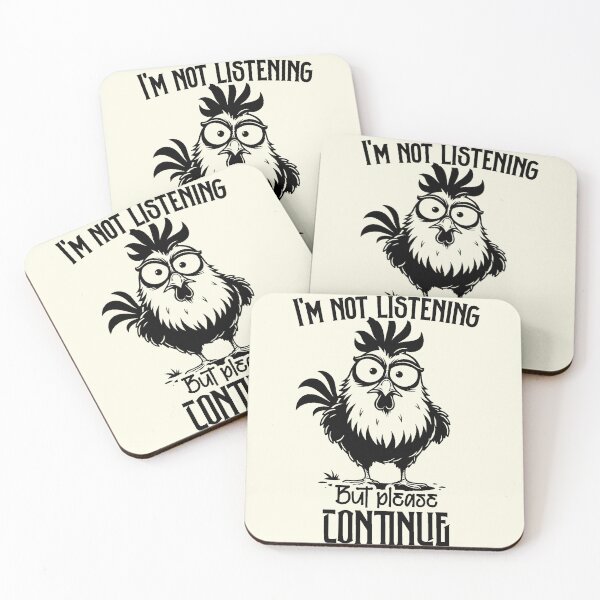 Item preview, Im Not Listening But Please Continue designed and sold by NookMerch97 .