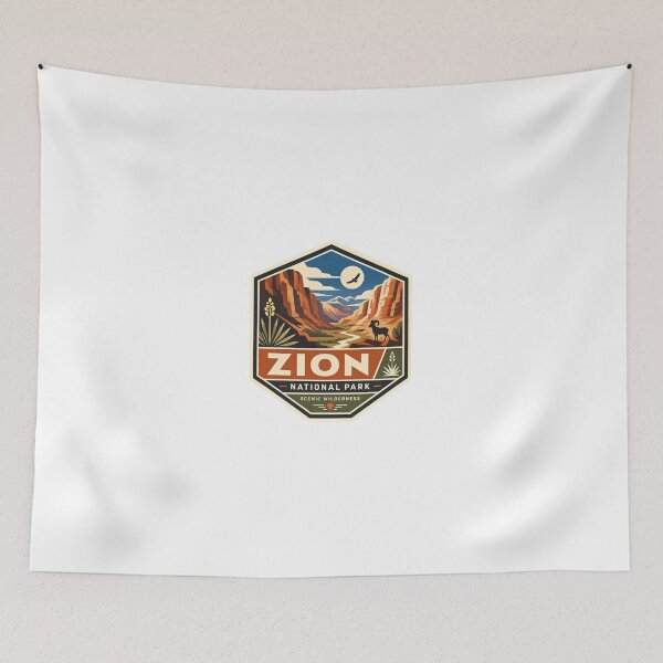 Item preview, Zion National Park Scenic Wilderness Travel Hiking Outdoors Adventure designed and sold by Simsimah26Parks.