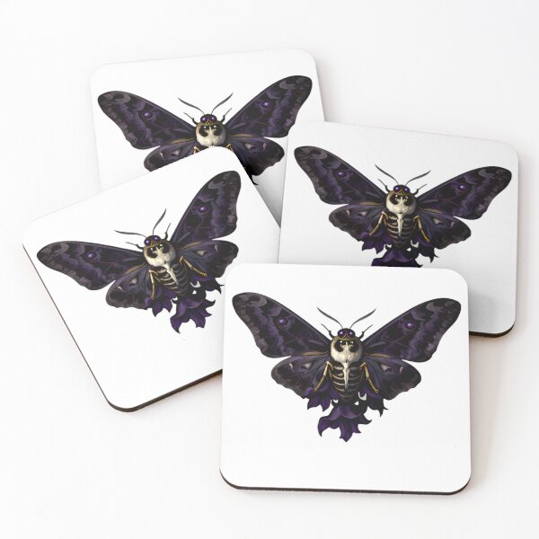 Item preview, Gothic Deaths Head Hawkmoth Nightshade Cluster designed and sold by IllumeInk.