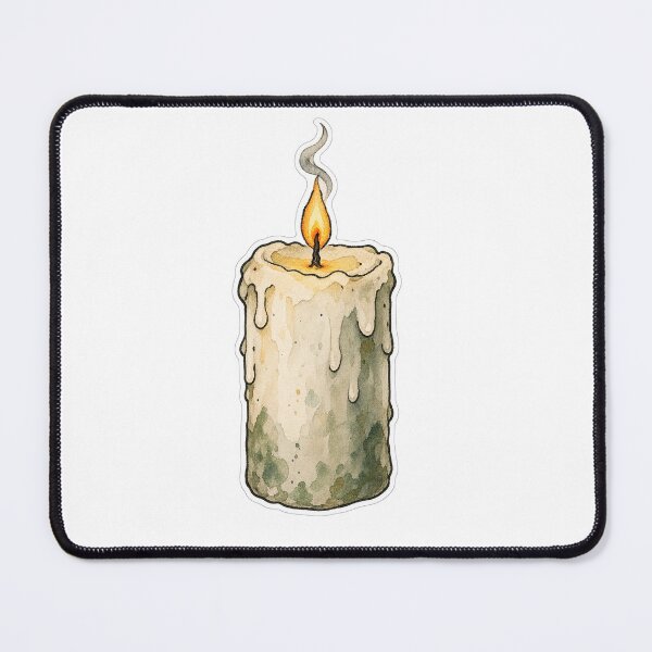 Item preview, One Candle Burning, Watercolor Still Life designed and sold by Jessie's Palette.