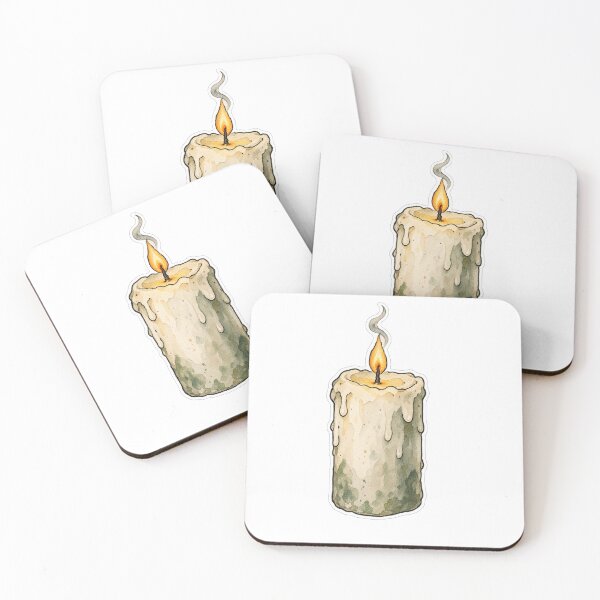 Item preview, One Candle Burning, Watercolor Still Life designed and sold by Jessie's Palette.