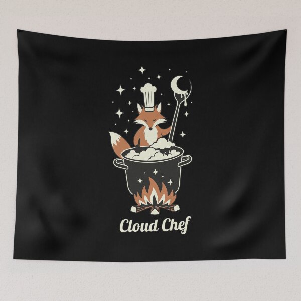 Item preview, Cloud Chef Fox Stirring Magical Pot  designed and sold by TROYESCAMI.