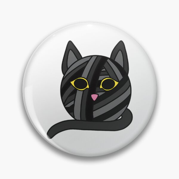 Item preview, Black Yarn Ball Kitty designed and sold by Raniya-Otte.