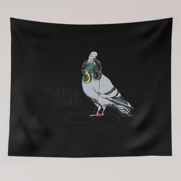 Item preview, Urban Pigeon with Headphones  designed and sold by TROYESCAMI.