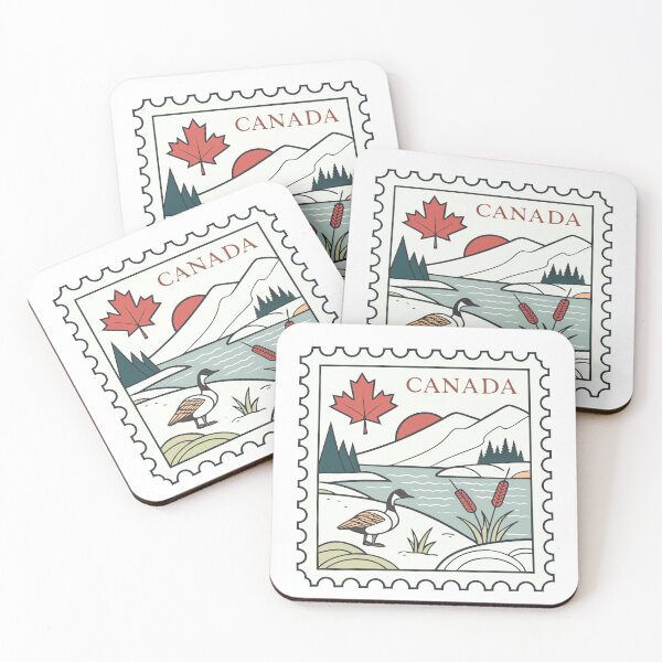 Item preview, Canada Canadian Postage Stamp Maple Leaf Nature Landscape Travel designed and sold by HumansStuck12.