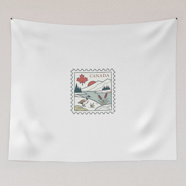 Item preview, Canada Canadian Postage Stamp Maple Leaf Nature Landscape Travel designed and sold by HumansStuck12.