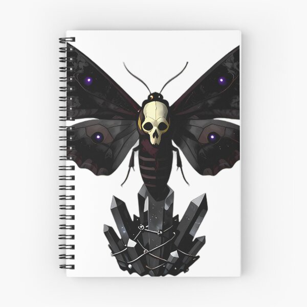 Item preview, Gothic Deaths Head Hawkmoth Obsidian Shards designed and sold by IllumeInk.
