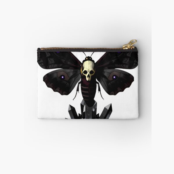 Item preview, Gothic Deaths Head Hawkmoth Obsidian Shards designed and sold by IllumeInk.