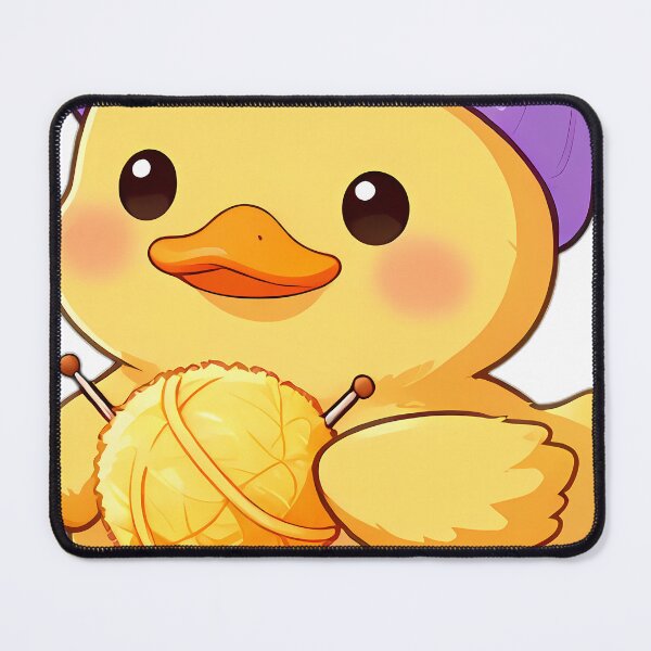 Item preview, Cute Duckling with Sunny Yellow Merino Wool Ball designed and sold by pumsquare.
