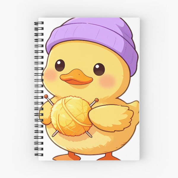 Item preview, Cute Duckling with Sunny Yellow Merino Wool Ball designed and sold by pumsquare.